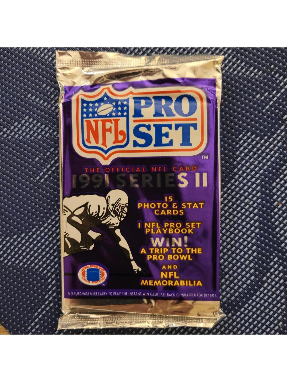 NFL Pro Set 1991 Series II Football Trading Card Pack Sealed